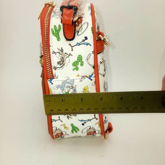 Looney Tunes Backpack Mini Merrie Melodies Fringe Western Bugs Bunny Roadrunner - Picture 8 of 10